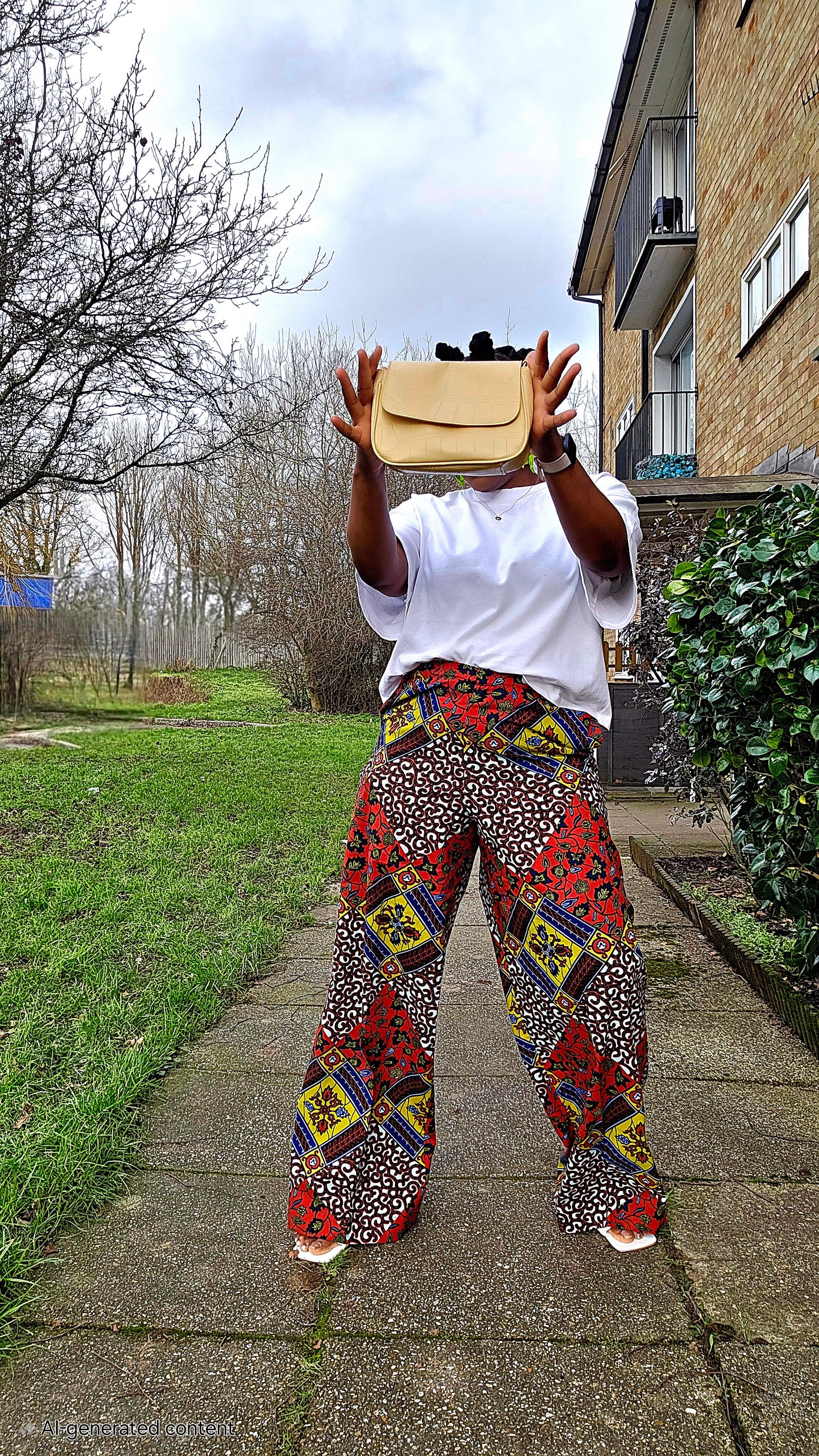ReRe African Print Pants