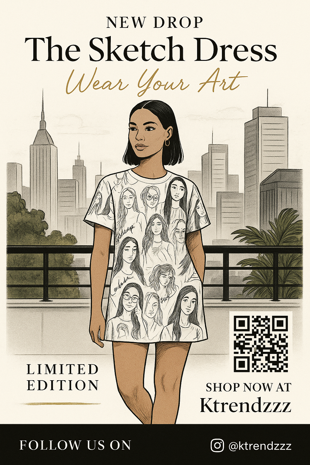 PRE-ORDER The Sketch JerseyDress