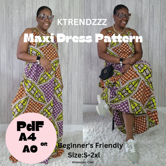 MAXI DRESS SEWING PATTERN